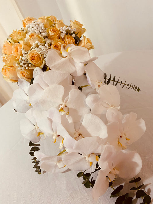 Cascading Bridal Bouquet