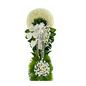 Serenity Tribute White Sympathy Flower Stand (Sympathy 2) 🕊