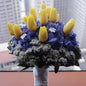 Blue & Yellow Bride