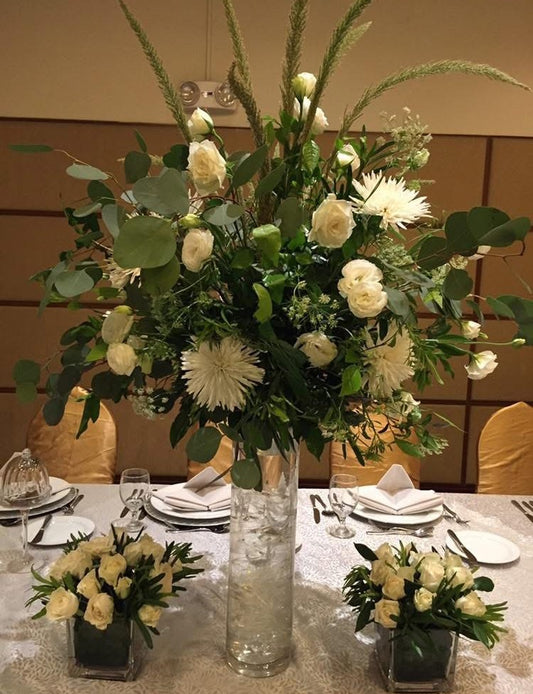 Green Burst Centrepieces