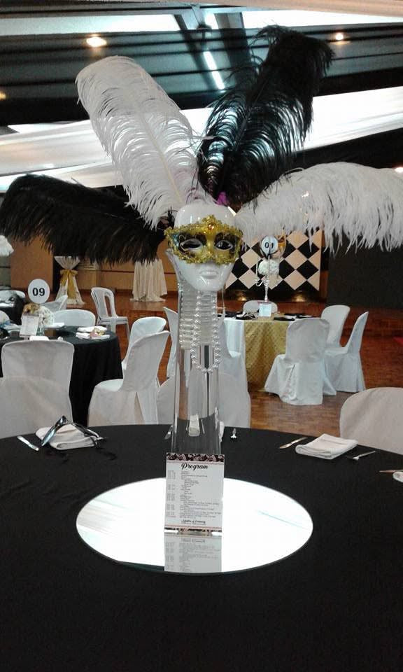 Masquerade Centrepieces