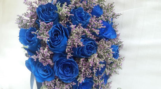 Deep Misty Blue Bride