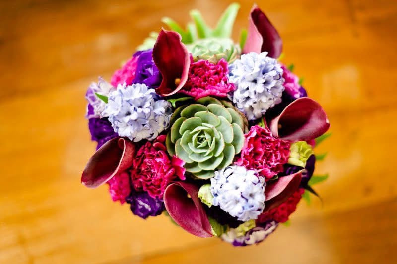 Purple Royal Bride & Groom 1