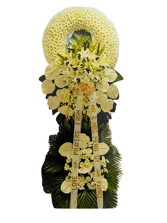 Eternal Peace Sympathy Flower Stand